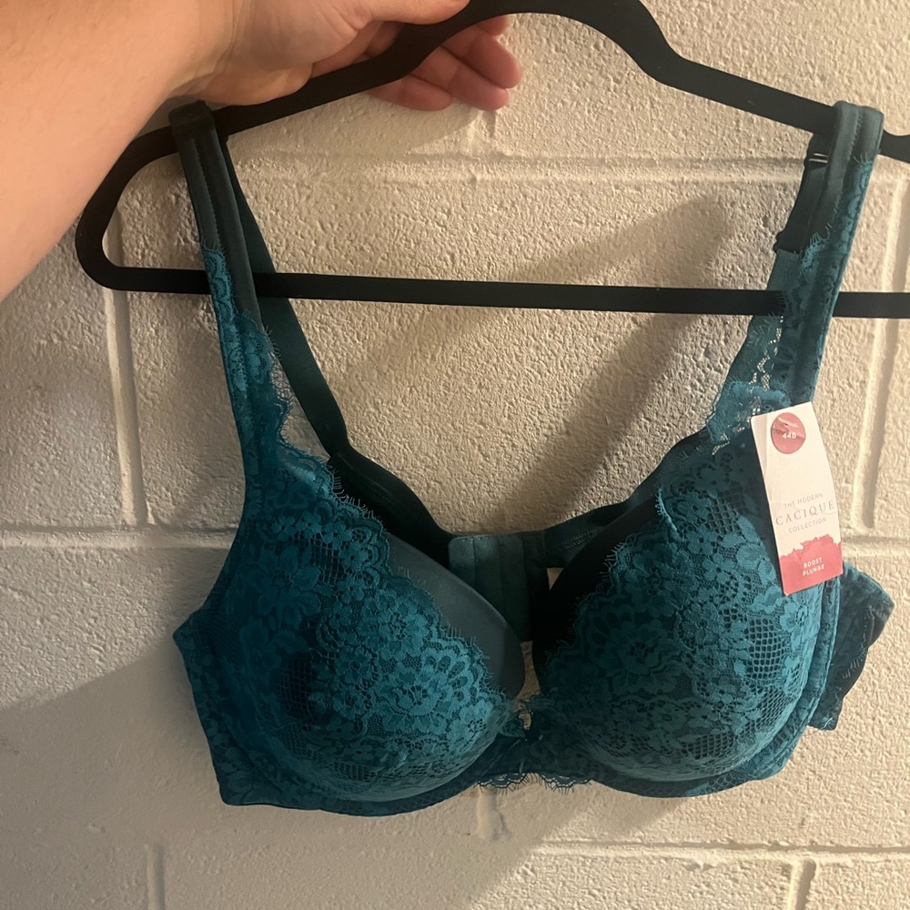 Cacique Teal Lace Bra